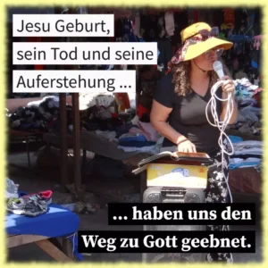 Jesu Geburt, sein Tod und seine Auferstehung