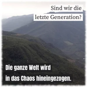 Sind wir die letzte Generation