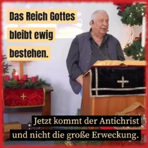 Das Reich Gottes bleibt ewig bestehen