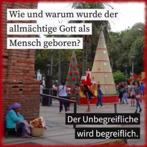 Der Unbegreifliche wird begreiflich