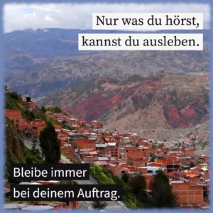 Nur was du hörst, kannst du ausleben