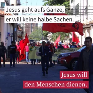 Jesus geht aufs Ganze, er will keine halbe Sachen