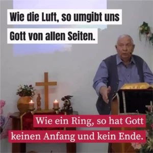 Wie die Luft, so umgibt uns Gott von allen Seiten