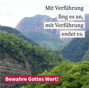 Mit Verführung fing es an, mit Verführung endet es