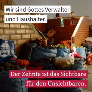 Wir sind Gottes Verwalter und Haushalter