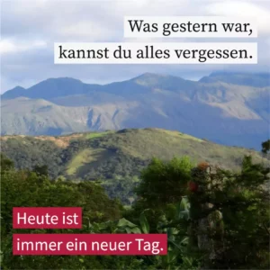 Was gestern war, kannst du alles vergessen