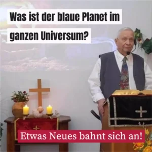 Was ist der blaue Planet im ganzen Universum