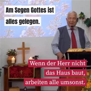 Am Segen Gottes ist alles gelegen