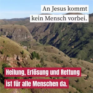 An Jesus kommt kein Mensch vorbei