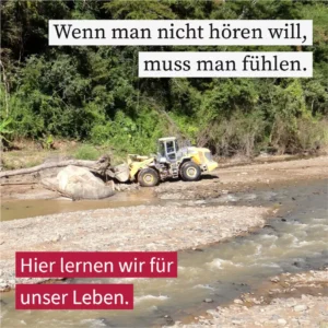 Wenn man nicht hören will, muss man fühlen