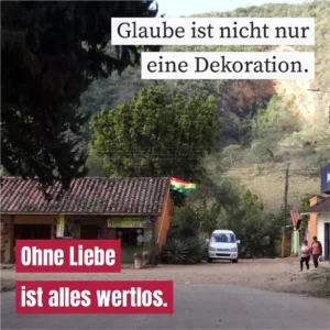 Glaube ist nicht nur eine Dekoration