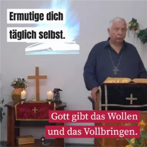 Ermutige dich täglich selbst