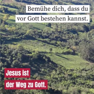 Bemühe dich, dass du vor Gott bestehen kannst